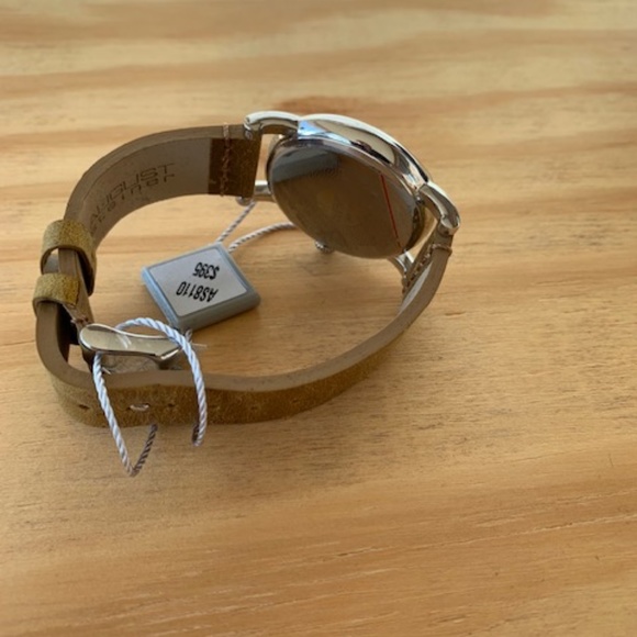 August Steiner Champagne Dial Brown Leather Ladies Watc - Picture 3 of 13